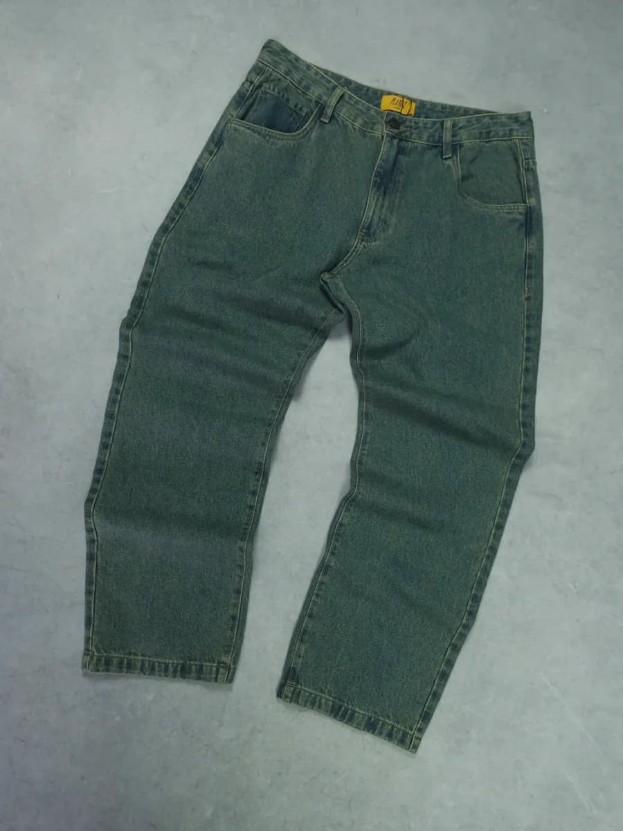 Calça Plano C Dirty Indigo, ângulo 1 de 3