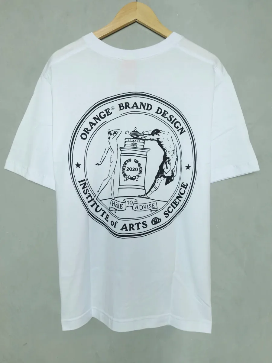 Camiseta Crafted Orange Arts e Science, ângulo 1 de 3